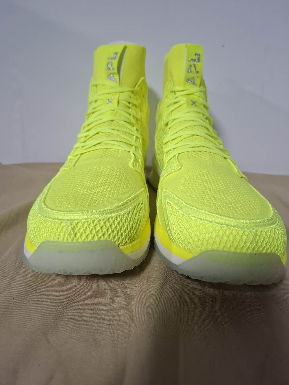 APL Men's Neon Lime High-Top Athletic Sneakers